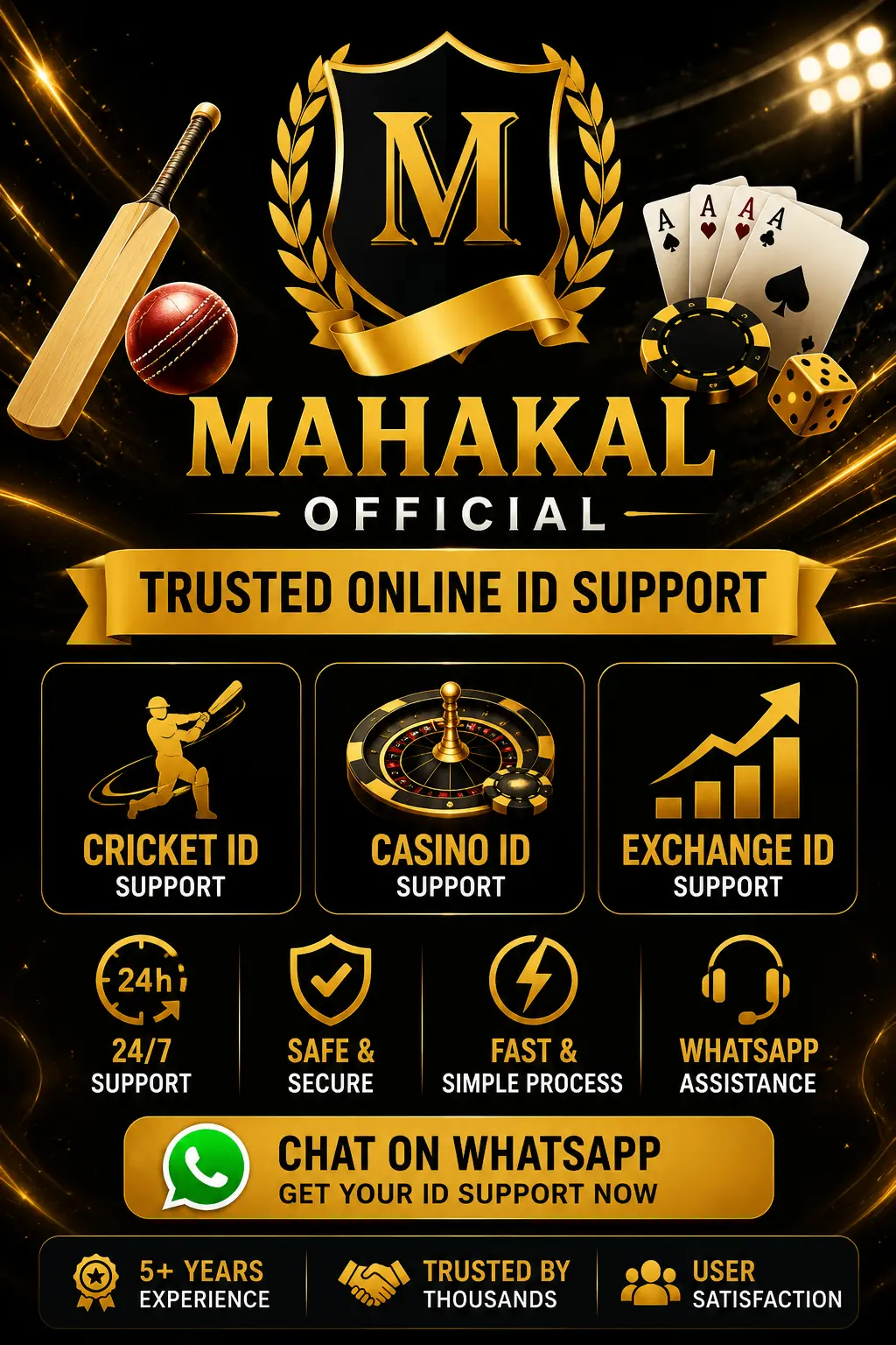 Mahakal Book WhatsApp ID Support